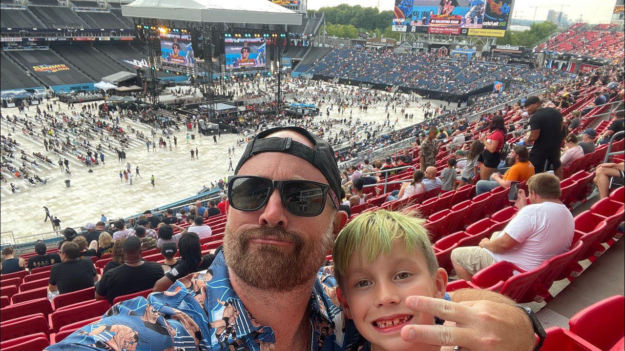 WWE Summer Slam Live Experience from Inside Nissan Stadium