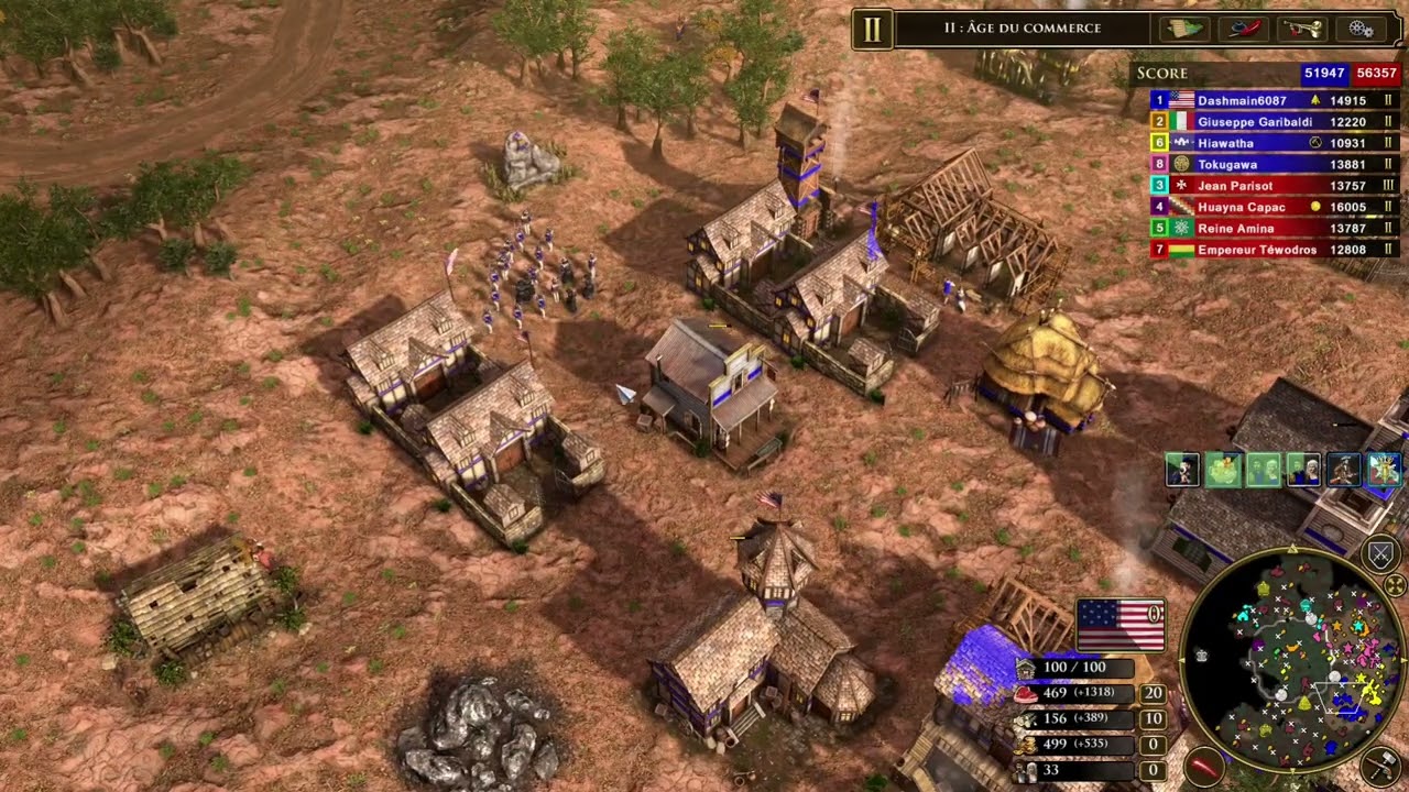 Escarmouche Etats-Uniens | Age of Empires III definitive edition