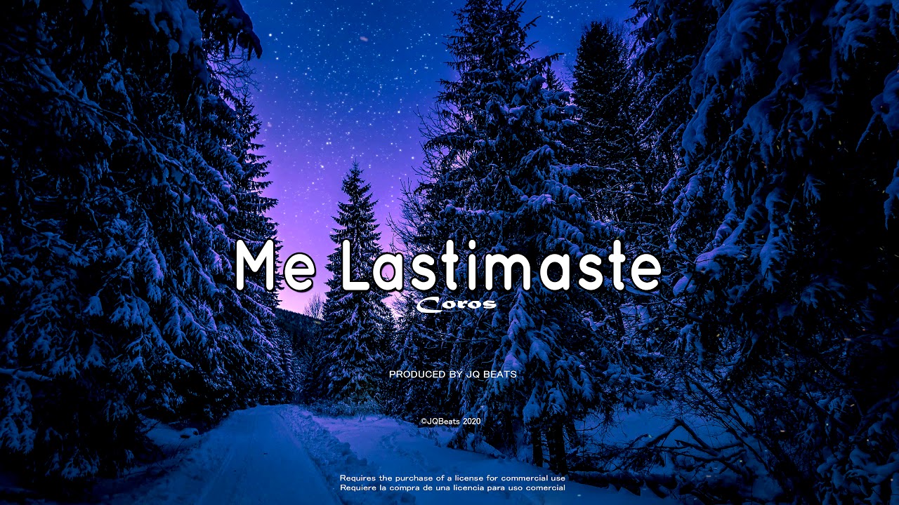 (Coros) Me Lastimaste 💔 | DayX´z Rap Triste Desamor - Beat Rap Romantico Emotional - Prod. JQ Beats
