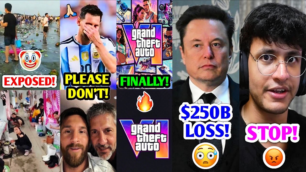 FINALLY The Truth Is Getting Out...! 🤯 Messi 🥺 Elon Musk HUGE LOSS 📉 GTA 6, China EXPOSED, Triggered