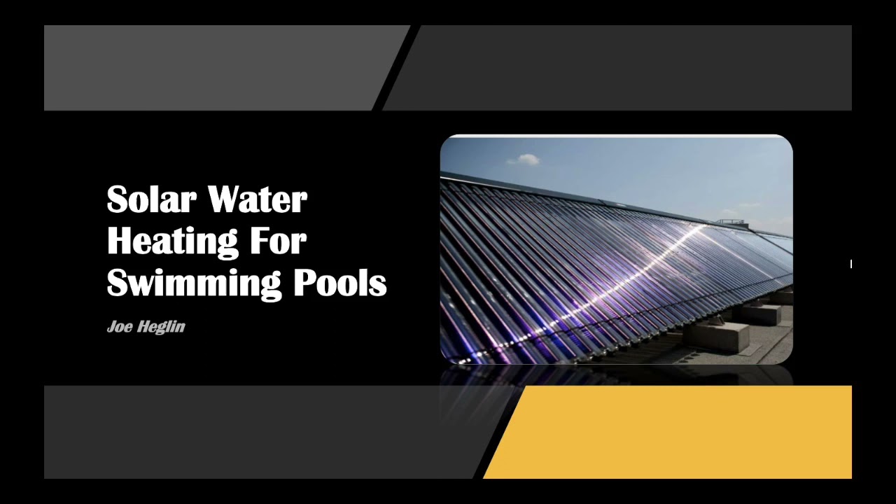 How Solar Pool Heating Works (Evacuated Tube)