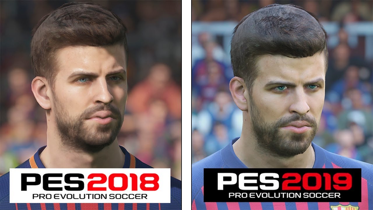 Pro Evolution Soccer | 2018 vs 2019 | 4K Graphics Comparison