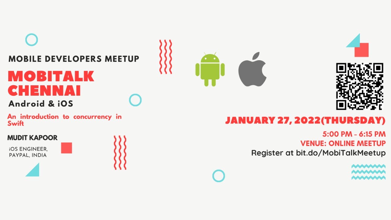 An introduction to concurrency in Swift by Mudit Kapoor | MobiTalk January 2022