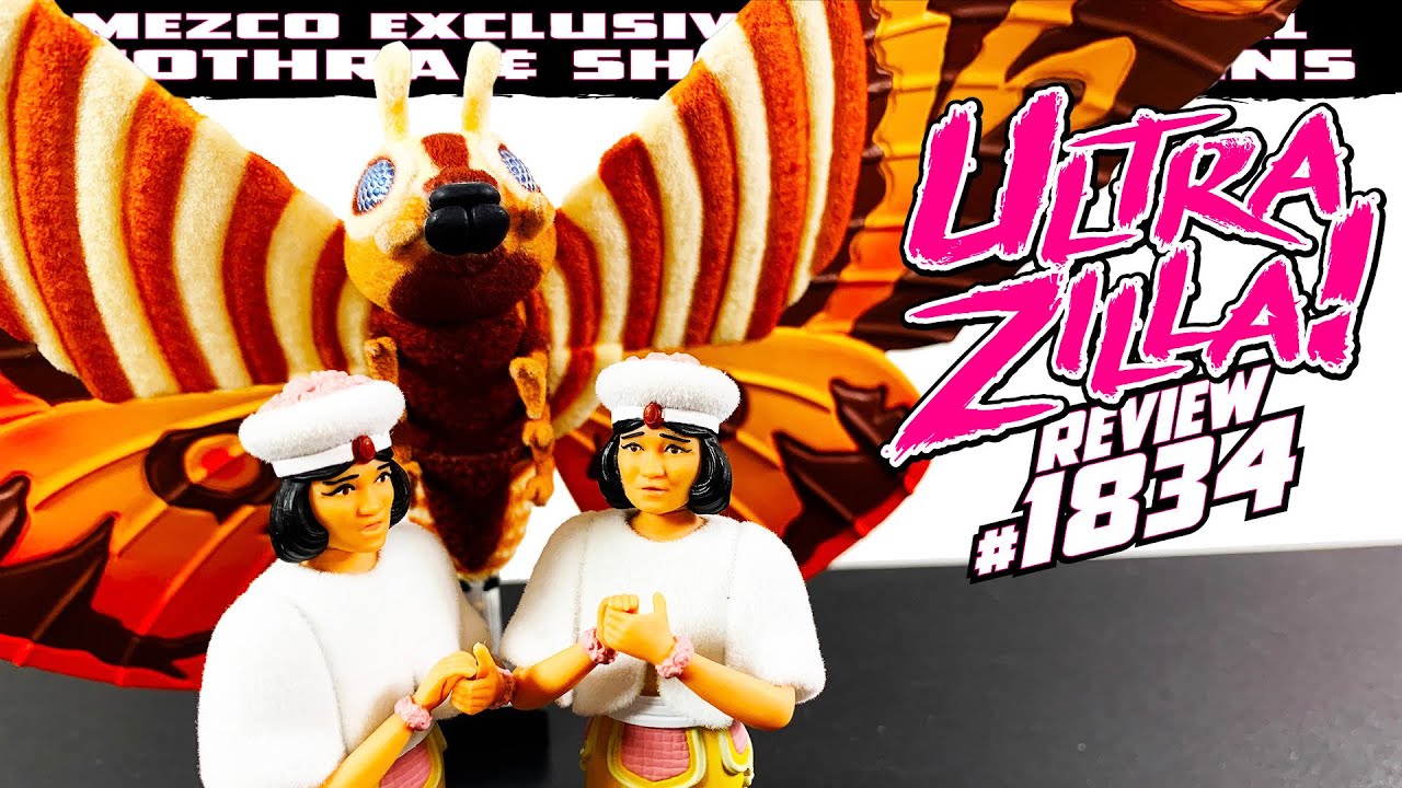 MEZCO EXCLUSIVE 5 POINTS XL MOTHRA & SHOBIJIN TWINS REVIEW!