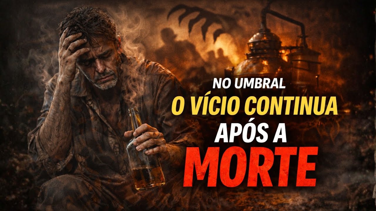 O VÍCIO CONTINUOU APÓS A MORTE — O DRAMA DE UM ESPÍRITO PRESO NO UMBRAL