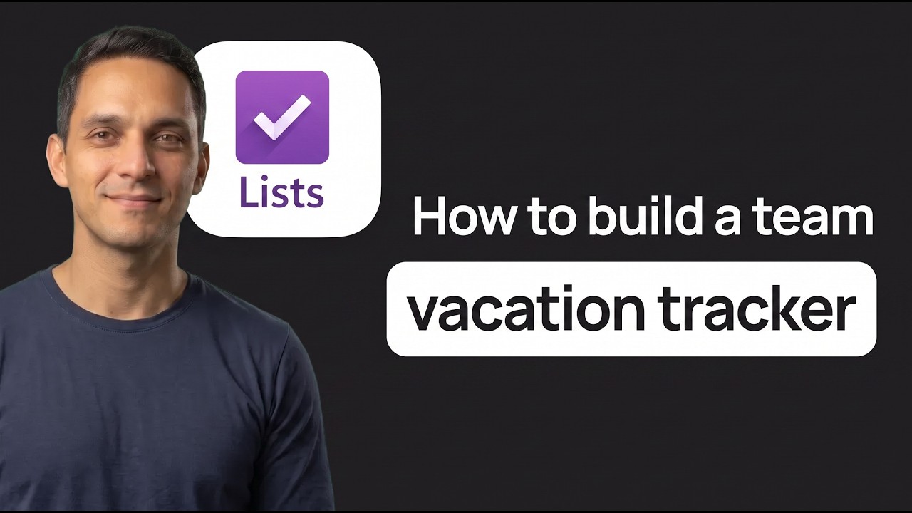 How to Build a Team Vacation Tracker With Microsoft Lists (Full 2026 Tutorial)