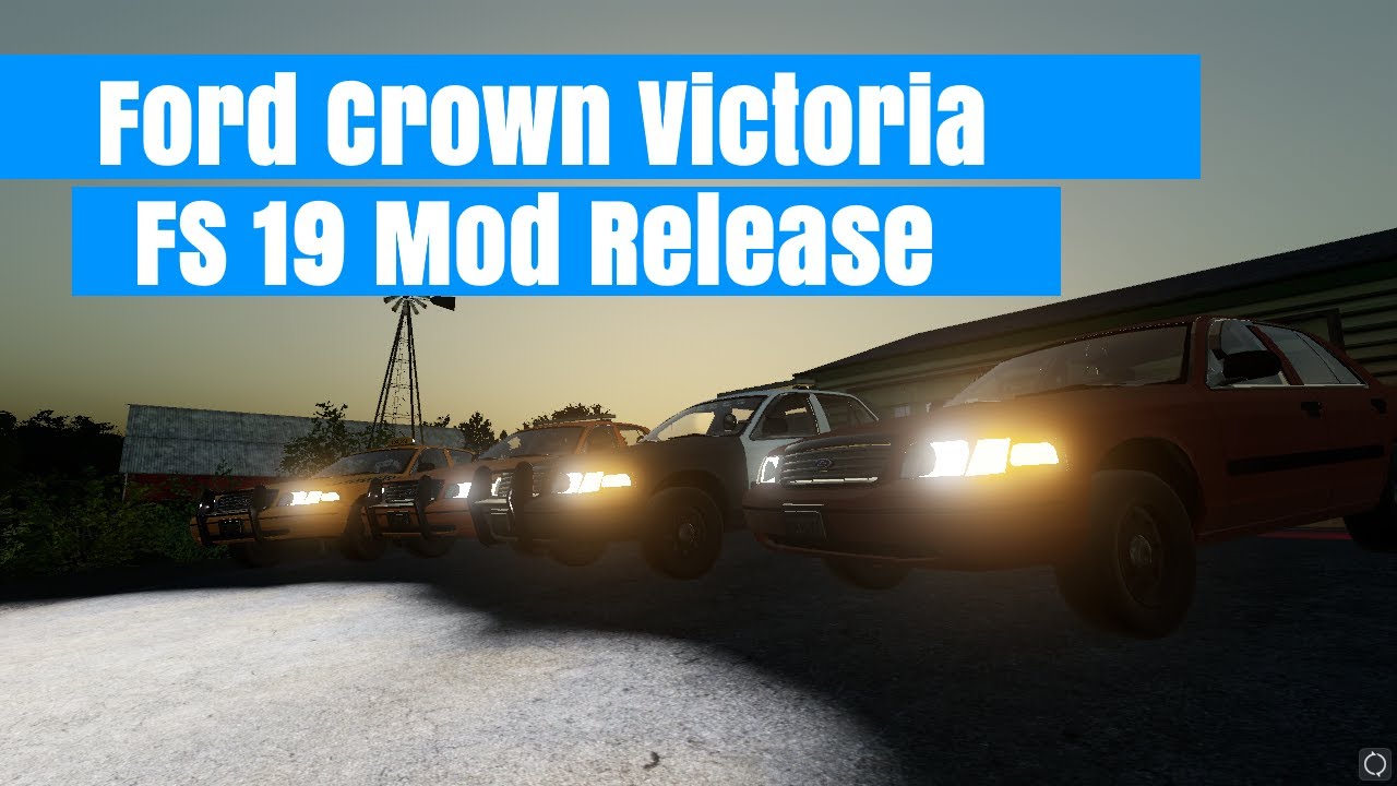 Farming Simulator 2019 - Ford Crown Victoria Police Cruiser (Release)