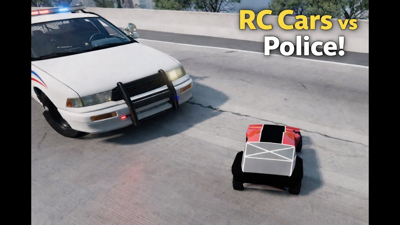 RC Cars vs The Police! (BeamNG Drive)