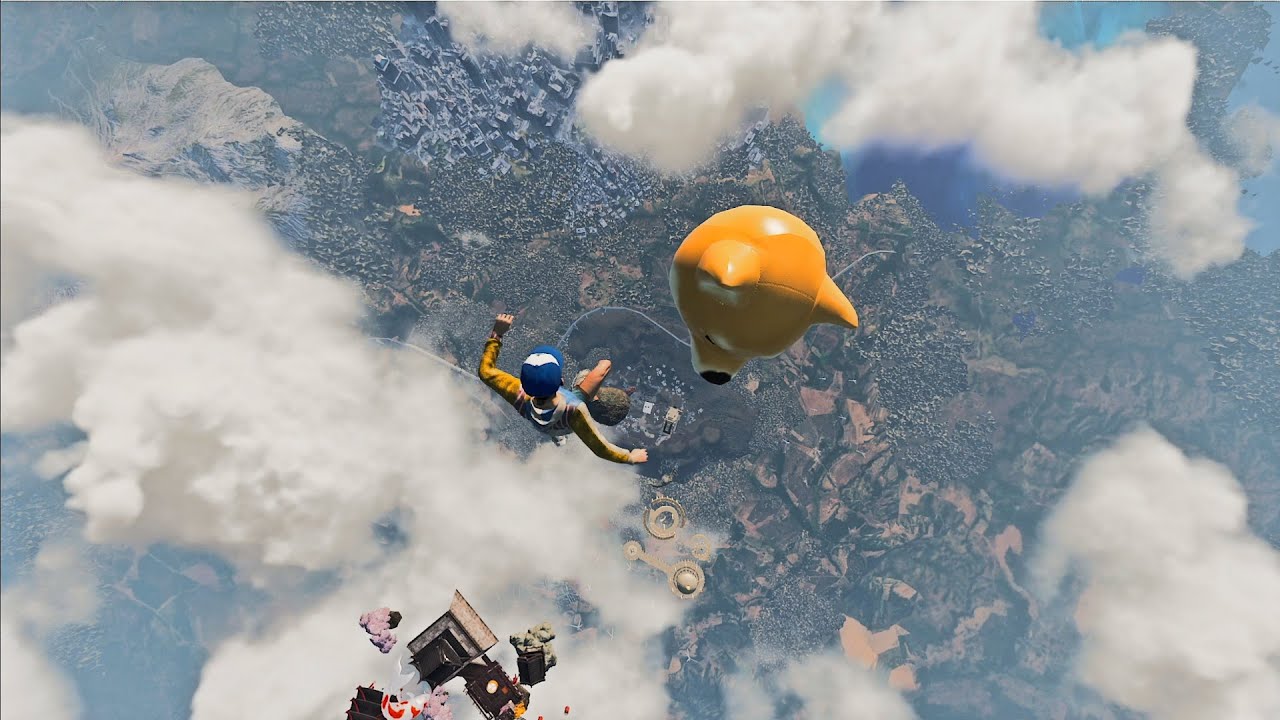 You know what? Imma jump down because why not? | Only Up!