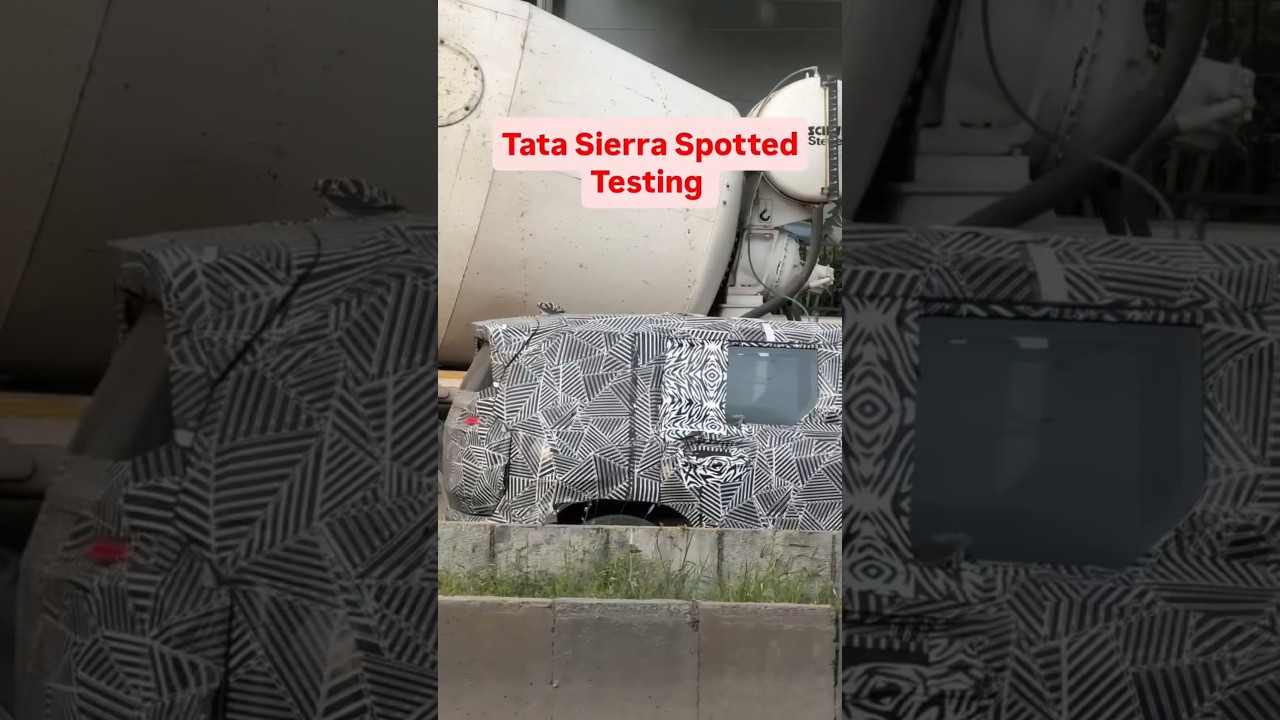 2025 Tata Sierra spotted testing | Times Drive #shorts
