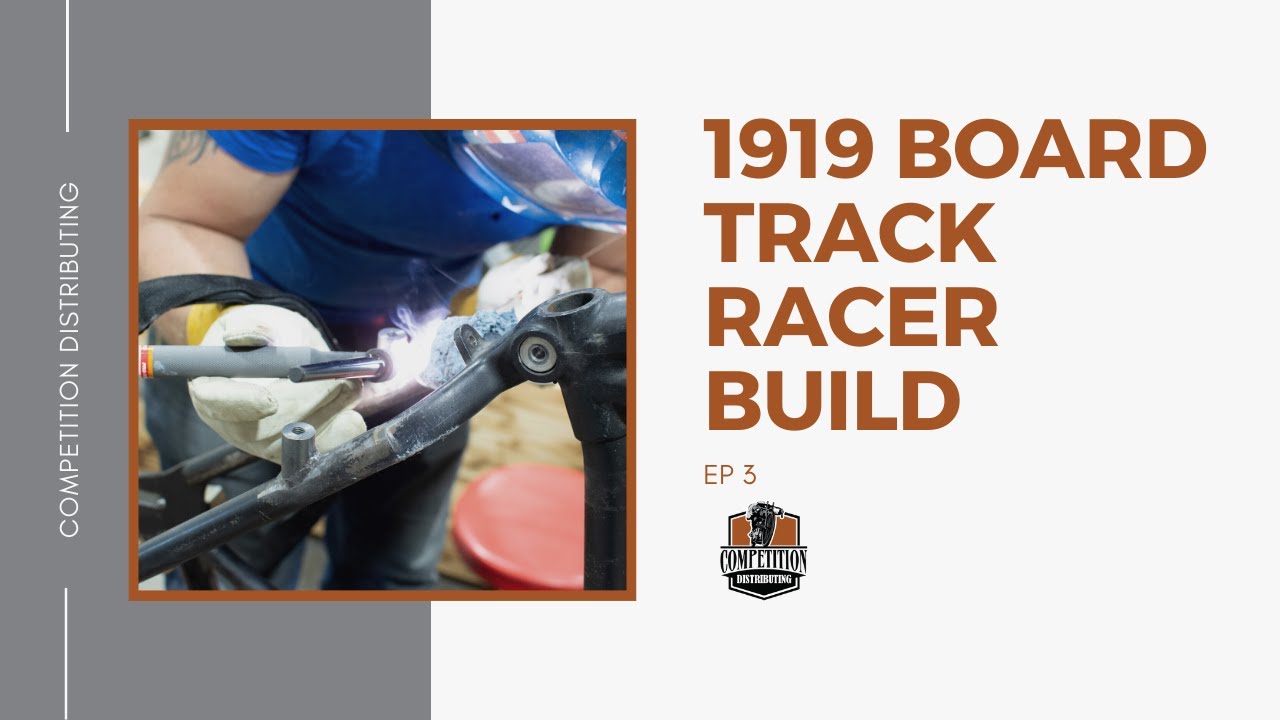 EP3 Board Track Racer Motorcycle Build - 1919 Harley Davidson - Handlebars, Seat, & More