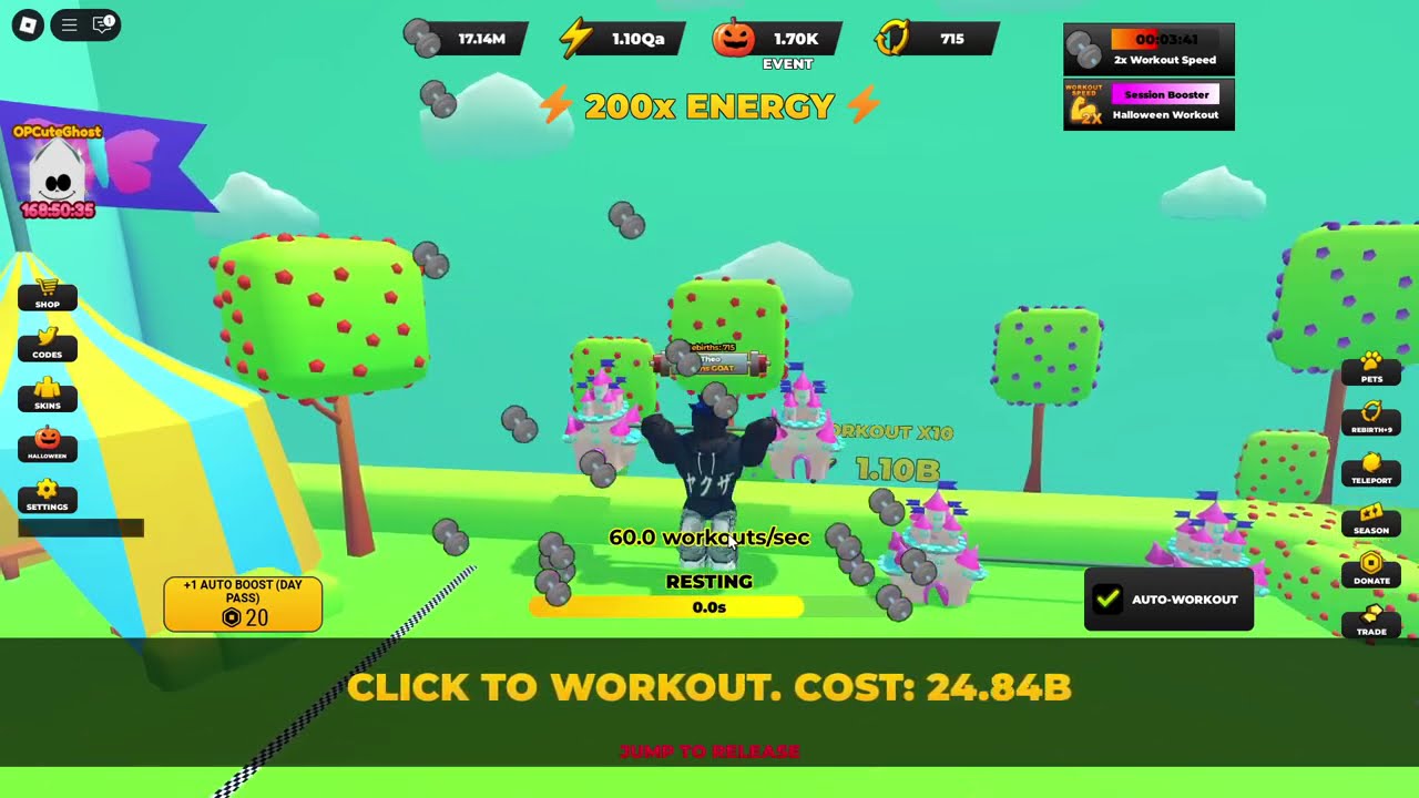 strongman simlator speed run +20 rebirth (happy halloween)