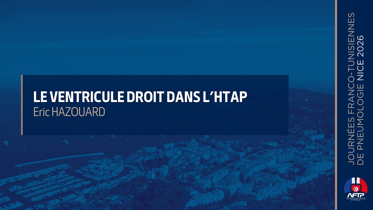 Le ventricule droit dans l’HTAP. Eric Hazouard