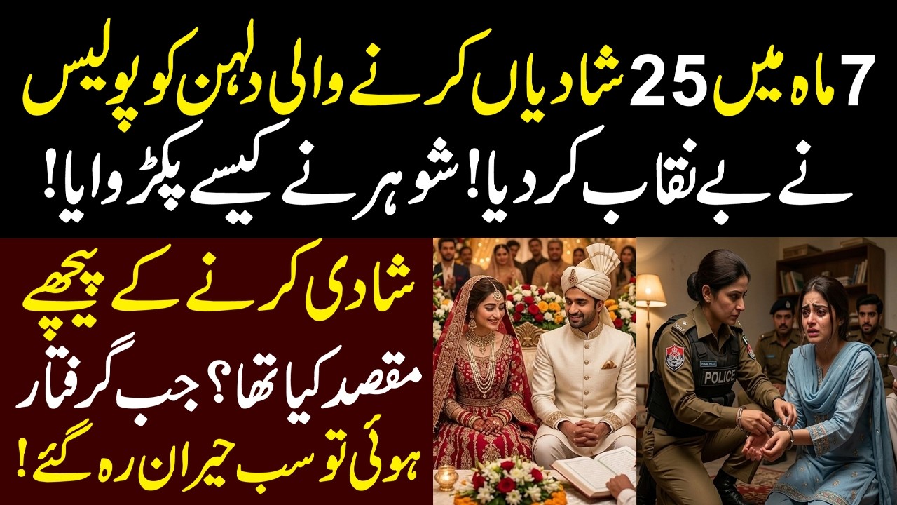 7 month me 25 Shadiyan karne wali dulhan kese pakri gai || Strong Uzma ||
