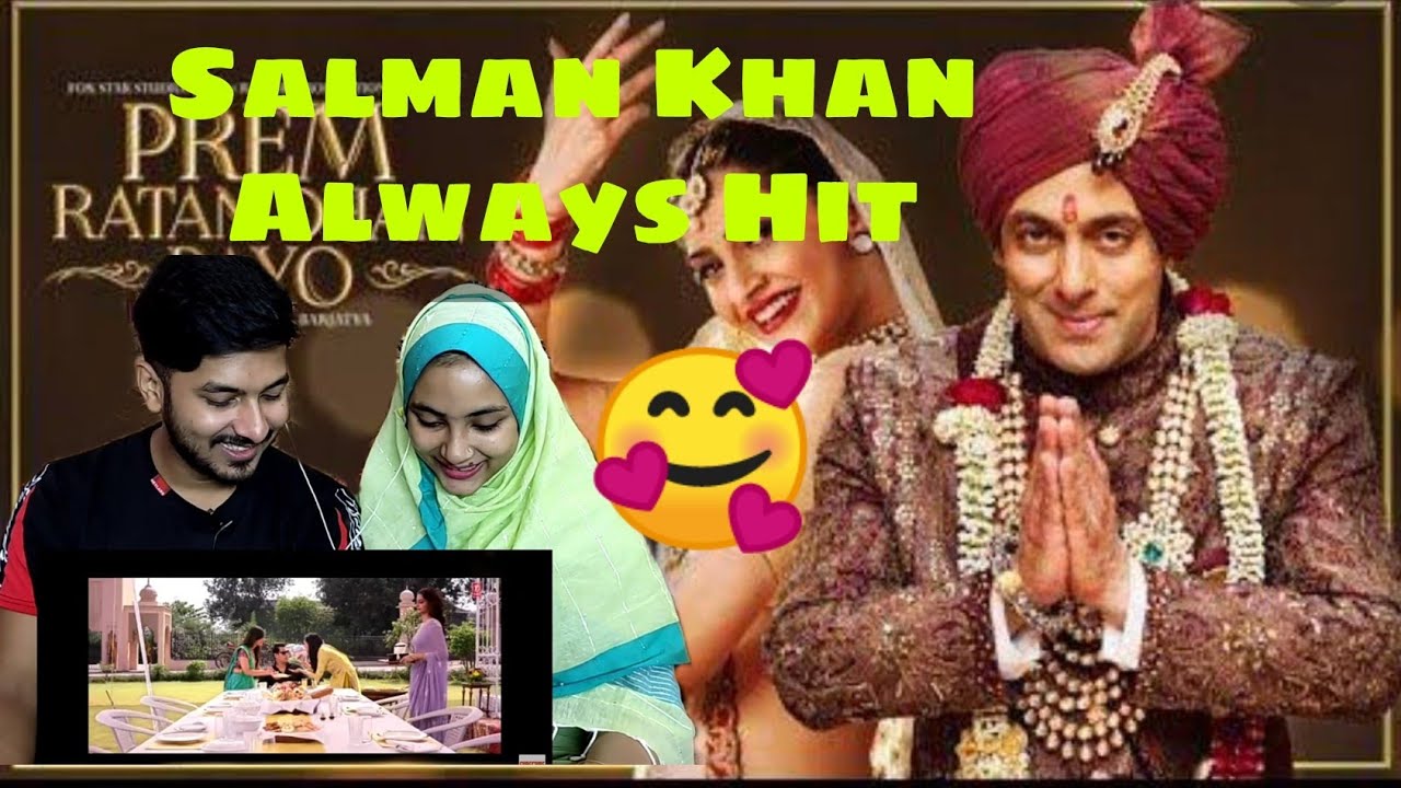 Prem Ratan Dhan Payo Song Reaction | Salman Khan, Sonam Kapoor | Palak Mucchal| T-series