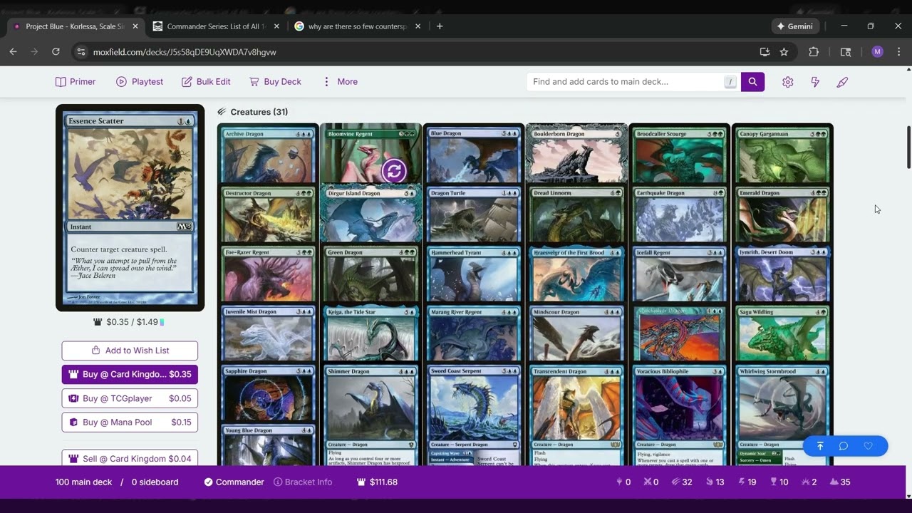 Project Blue Part 1 - Bracket 2 deck with a MOX?!