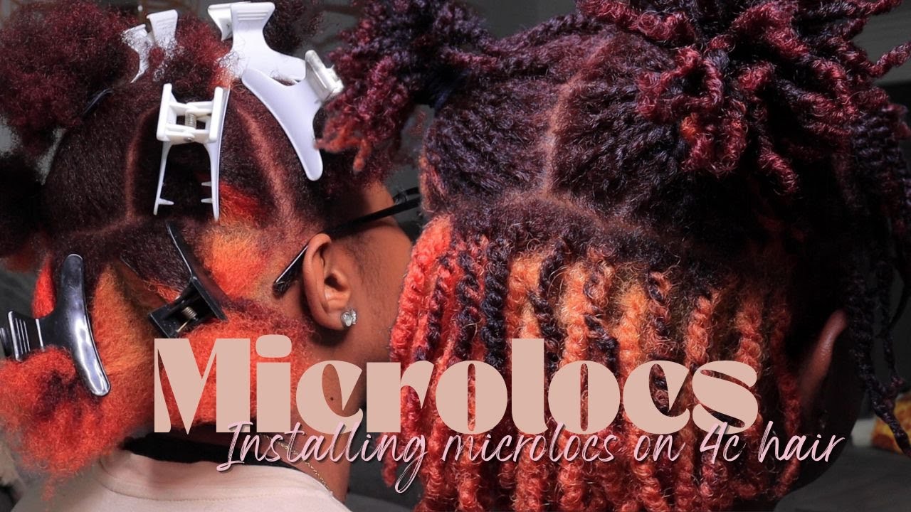 STARTER MICROLOCS ON 4C NATURAL HAIR | TWO STRAND TIWST METHOD | SINCERELY, NATASHA