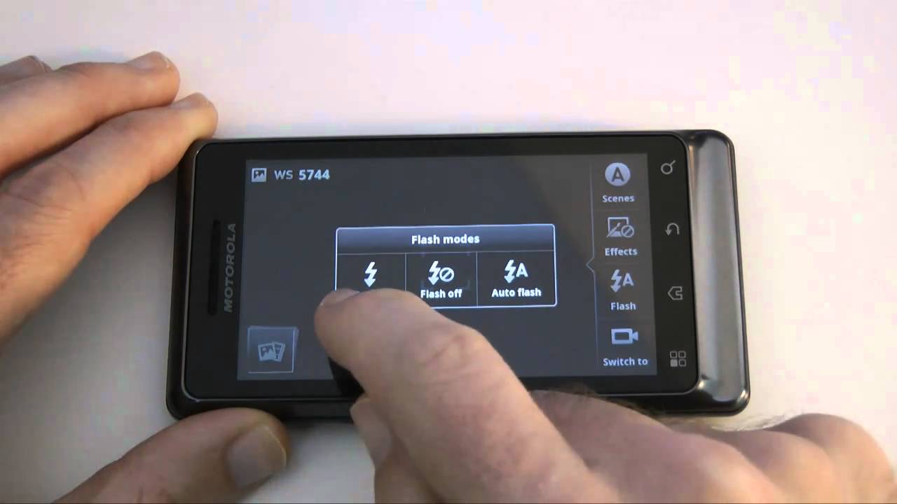 Motorola Milestone 2 Camera & Video Performance