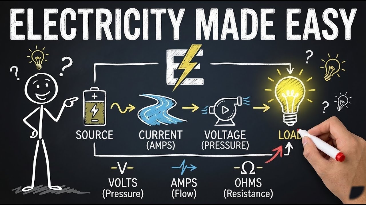 Electricity Basics Explained Simply – No Confusion