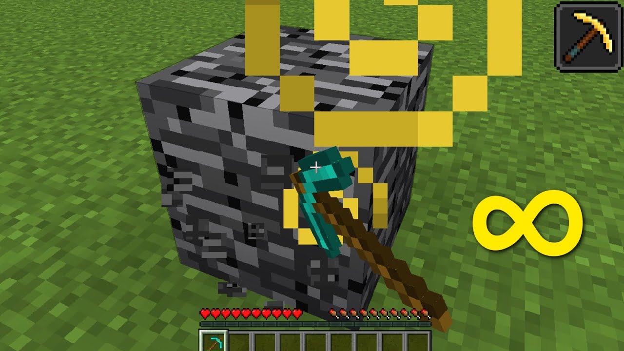 Haste/Efficiency ∞ Infinity VS. Bedrock in Minecraft