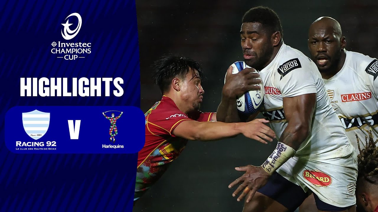 Extended Highlights - Racing 92 v Harlequins Round 1 | Investec Champions Cup 2024/25