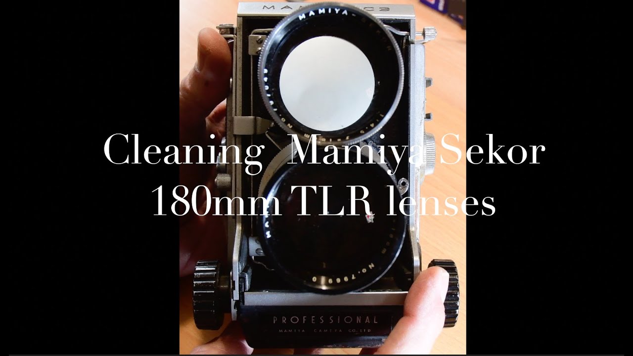 Cleaning a Mamiya Sekor 180mm TLR lens