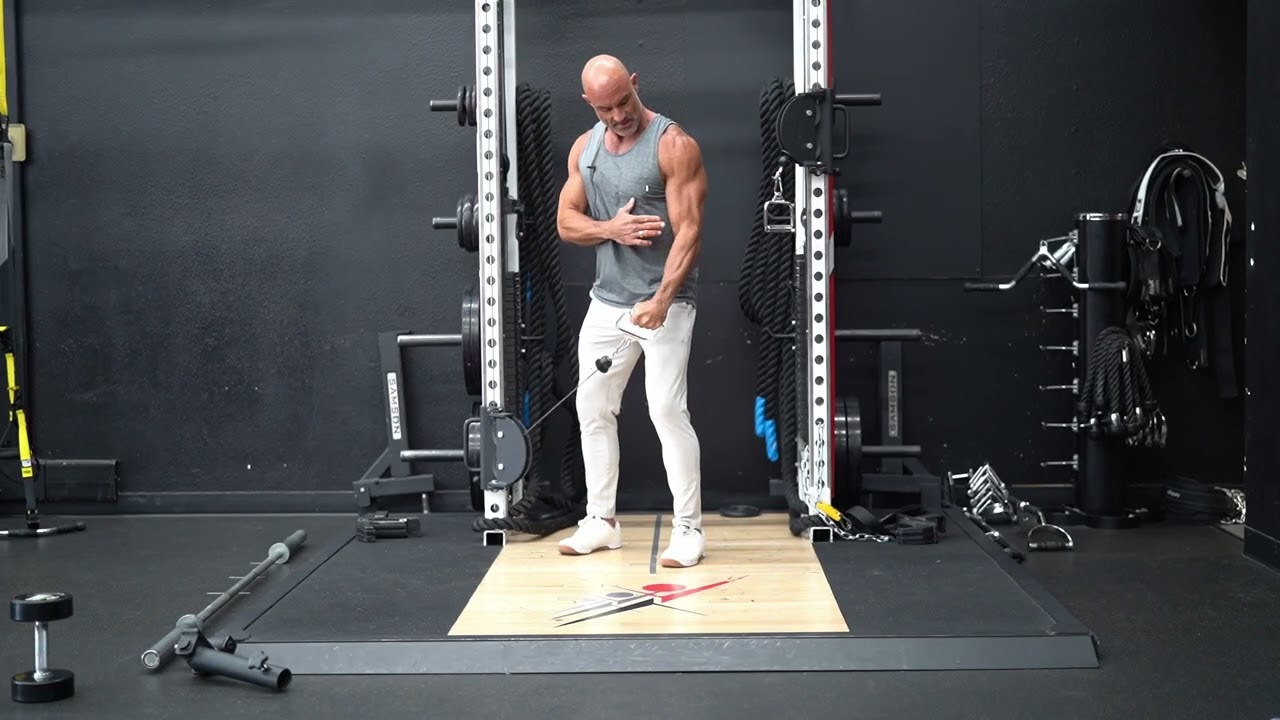 Single Arm Cable Lateral Raises