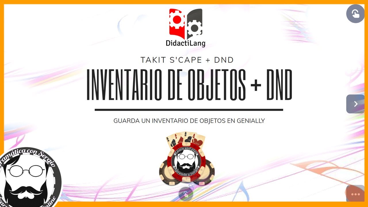 TAKIT + DND plantillas Scape 🕹️ GENIALLY y la gamificación