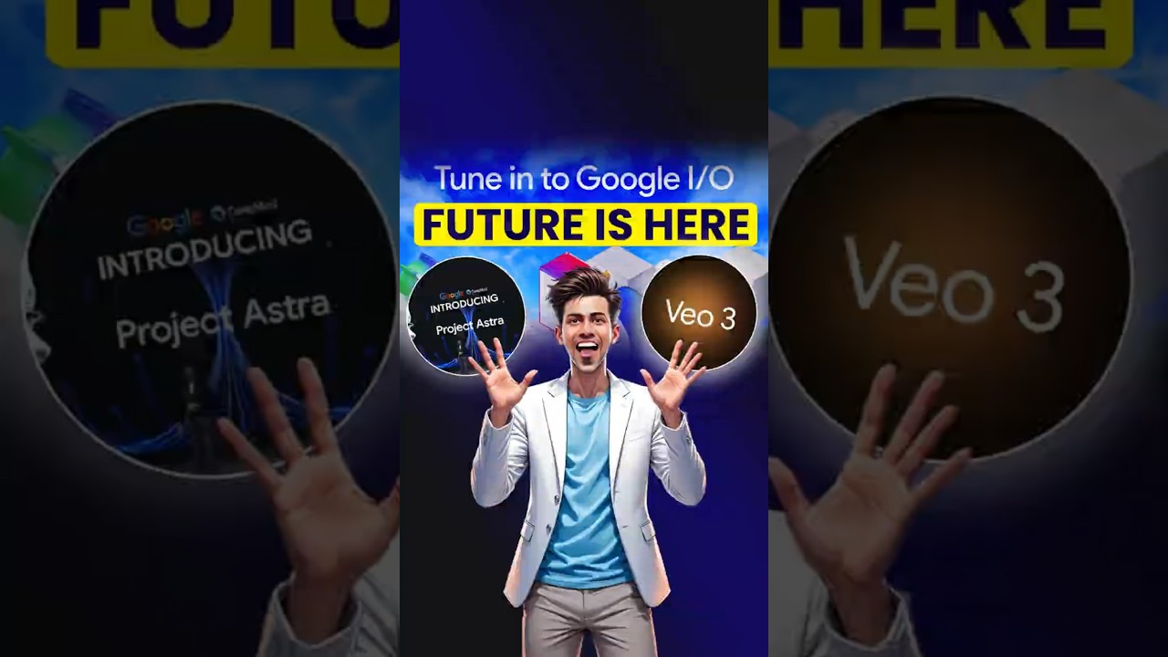 Top 5 Futuristic AI Updates from Google I/O 2025 (Next-Gen Tech) #googleio2025 #shorts #aitools2025