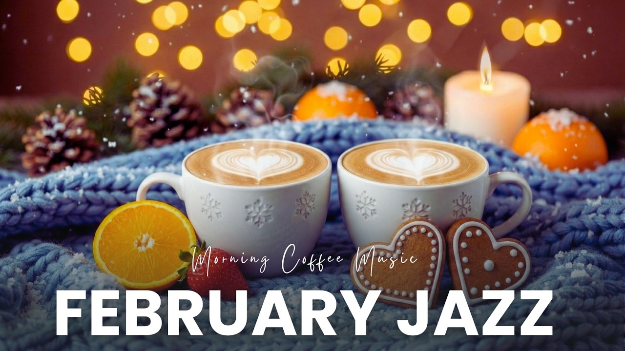 Relaxing February Jazz ☕ Smooth Bossa Nova & Elegant Cafe Music for Study Focus and Positive Vibes
