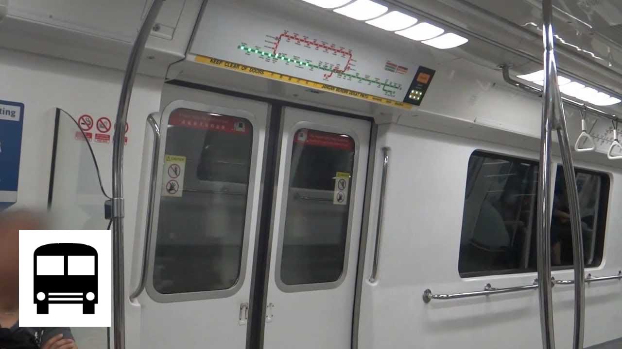 SMRT Trains C151 Kawasaki EMU (Mitsubishi GTO-C, ATC) - Tiong Bahru to Redhill (OC, EWL) 新加坡地鐵 C151