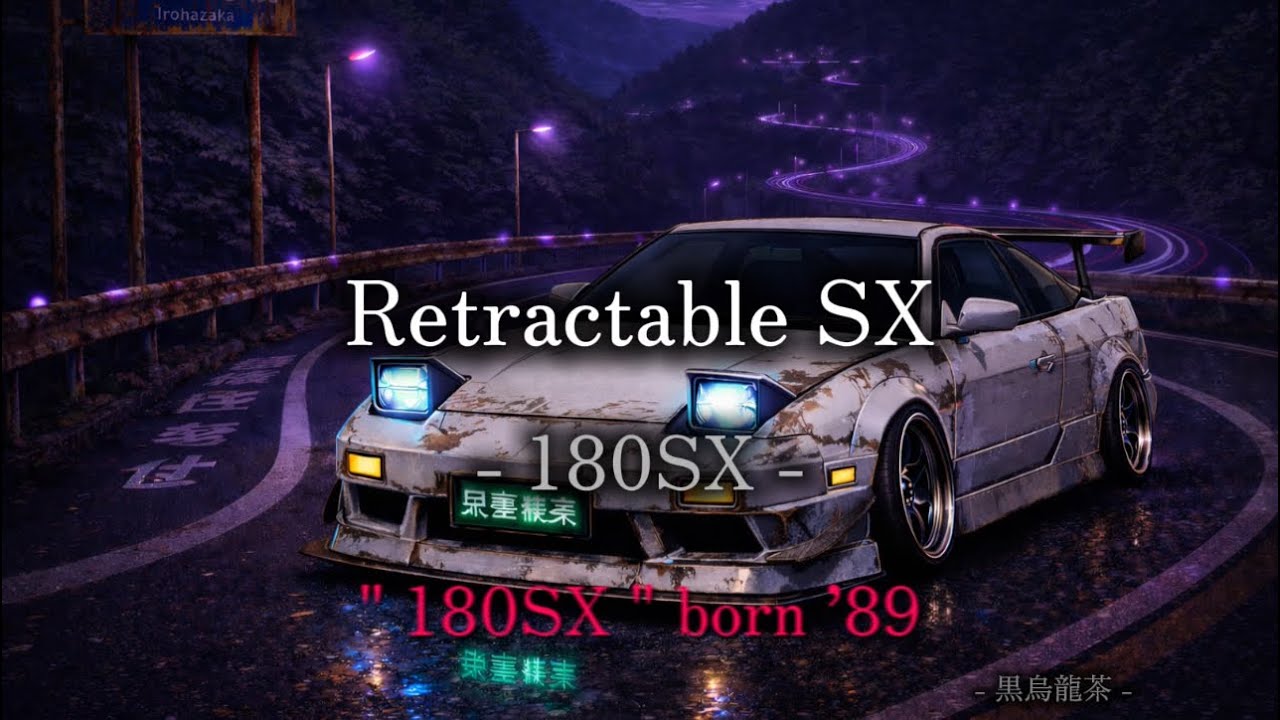 【MV】 Retractable SX  - 180SX - / 黒烏龍茶（Full Ver.）
