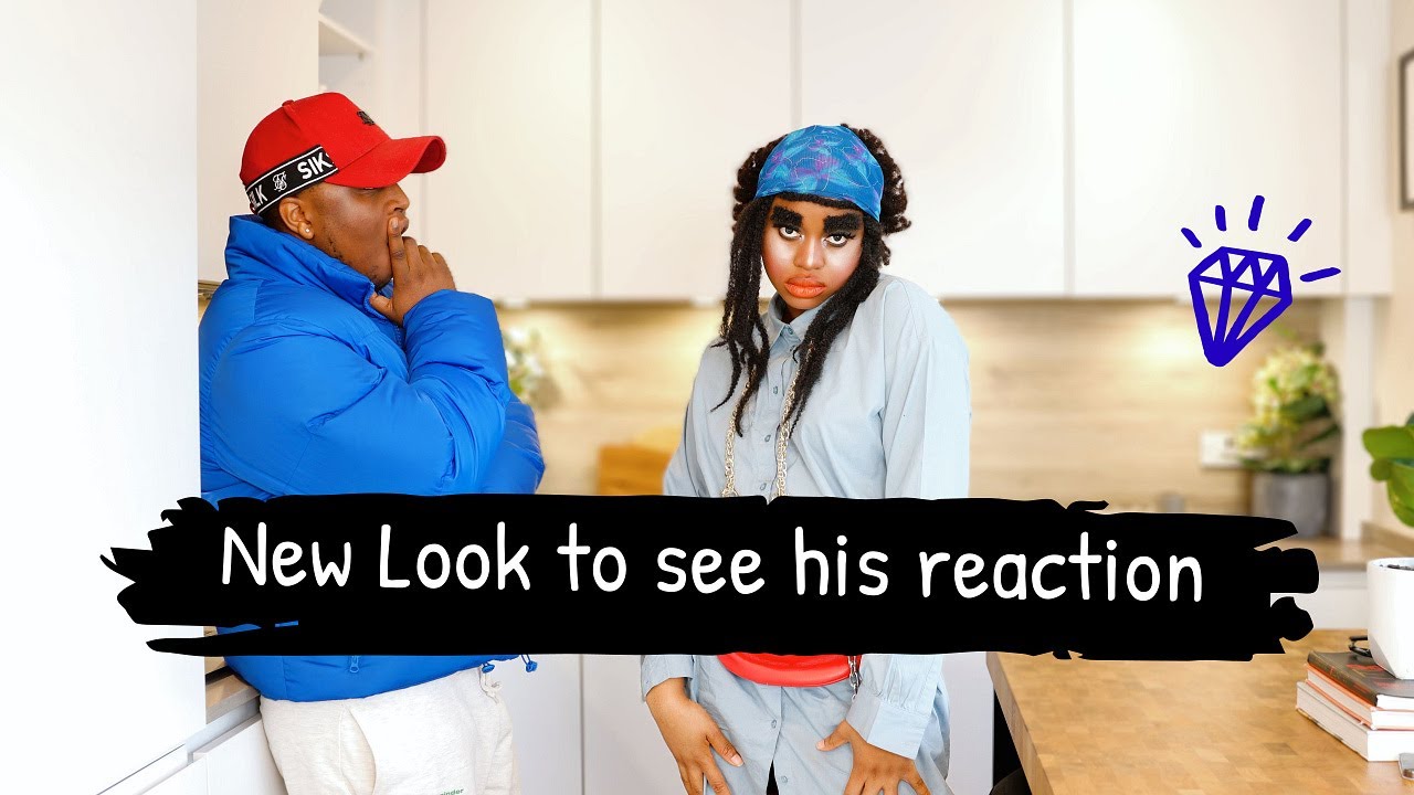 MY NEW LOOK TO SEE MY HUSBAND'S REACTION 😂😂!!