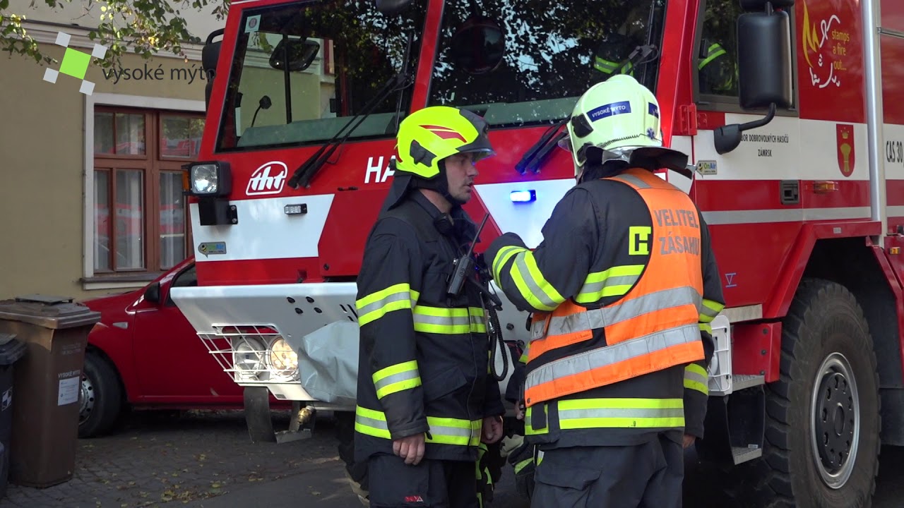 Město Vysoké Mýto / V M-klubu zasahovali hasiči. Naštěstí šlo jen o cvičení jednotek požární ochrany
