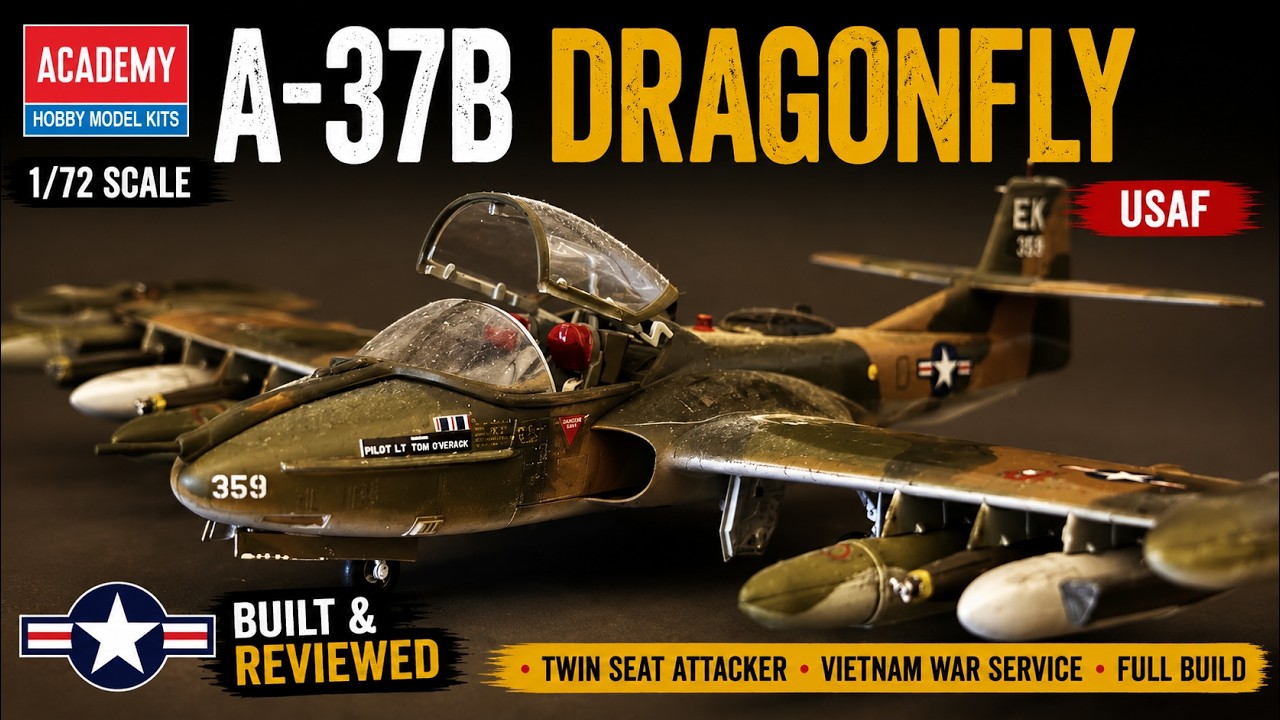 Academy A-37B Cessna Dragonfly 1/72 | USAF