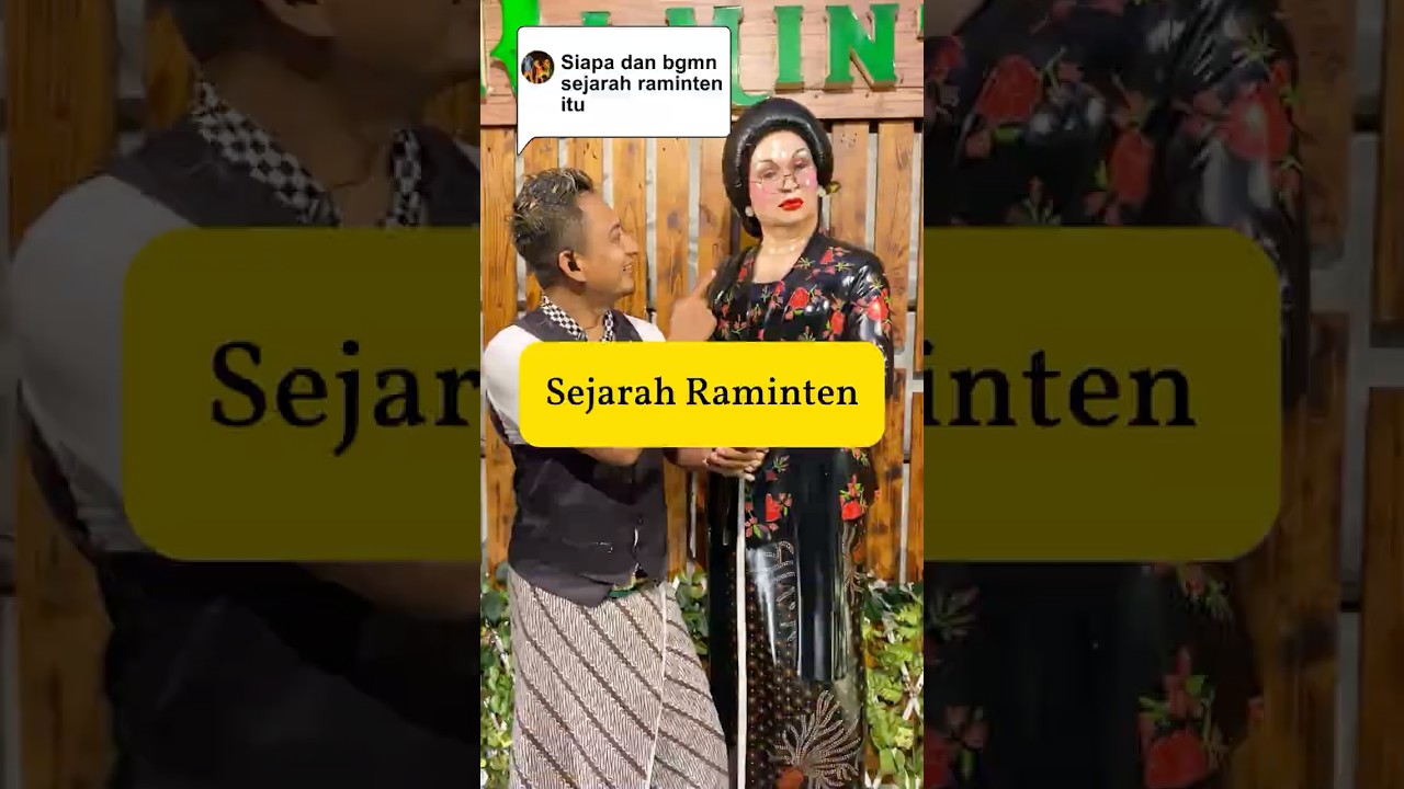Siapa itu Raminten Jogja? simak sejarah tentang raminten..!!  #raminten #budayajawa #siaparaminten