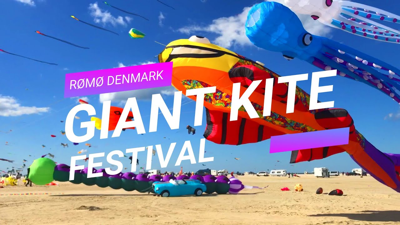 Walk At Biggest Kite Festival In Northern Europe (Rømø, Denmark Sep 2022)