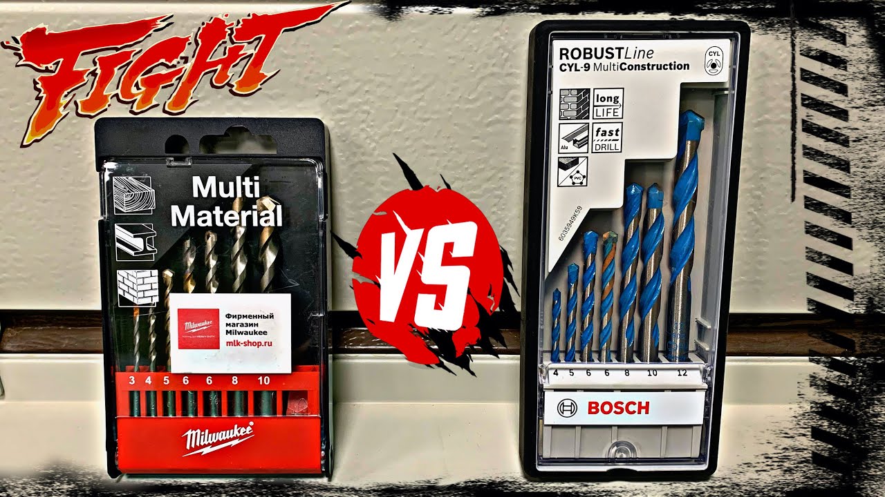 Обзор свёрл для мульти материалов Milwaukee против Bosch