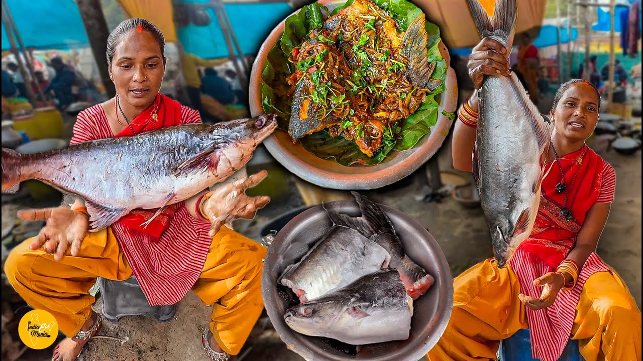 Jharkhandi Adivasi Style Whole Fish Fry In Ranchi l Ranchi Street Food