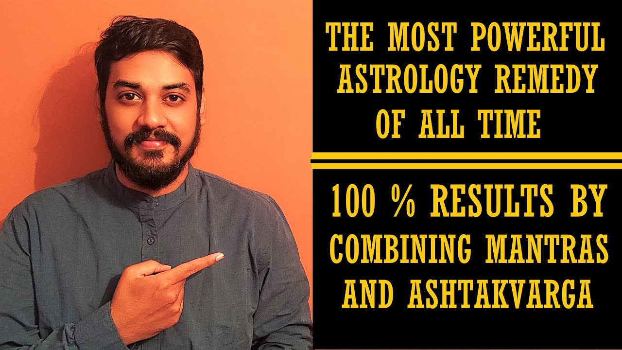Best Remedy in Astrology | Combine Mantras & Ashtakavarga Chart | #100% RESULTS | Solve Any Problem