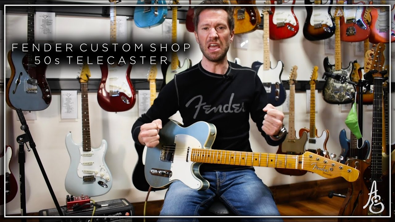 Fender Custom Shop 50s Telecaster in Aged Firemist Silver