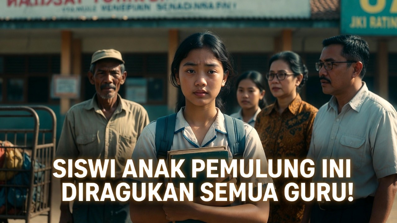 SISWI ANAK PEMULUNG INI DIRAGUKAN SEMUA GURU, AKHIRNYA BUKTIKAN PRESTASI DUNIA!