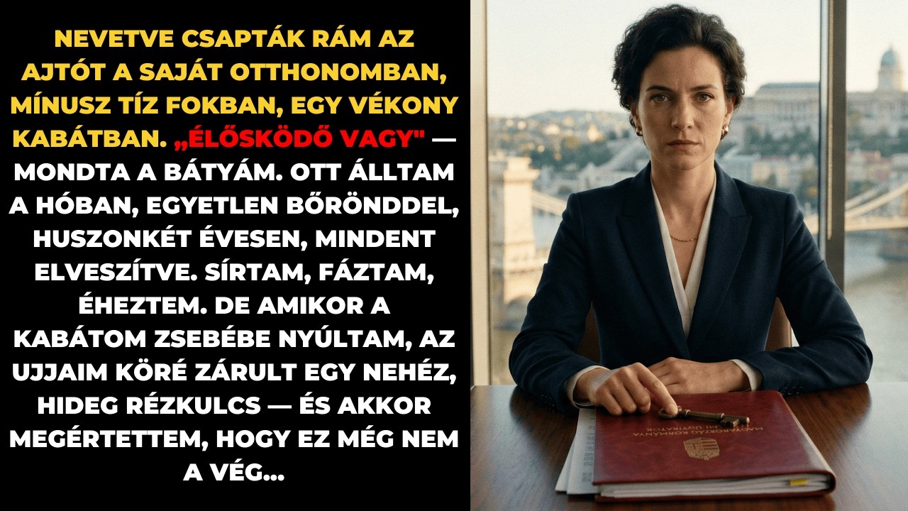A bátyám az utcára rakott a hidegben. Nem sejtette, hogy a jelzálogát én vásároltam fel