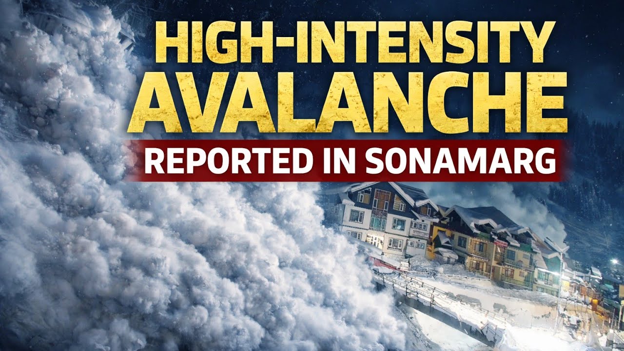 High-Intensity Avalanche Reported in Sonamarg, No Casualties