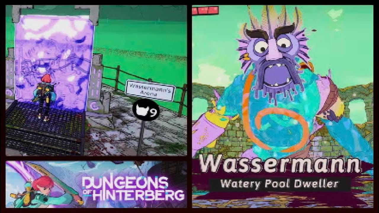 Wassermann&rsquo;s Arena Dungeon Walkthrough in Brunnelsumpf in The Dungeons of Hinterberg + Coin Location