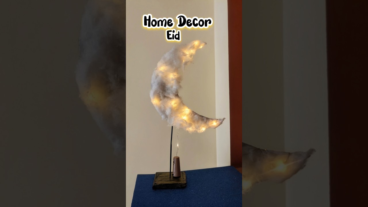 DIY Ramadan Mubarak 🌙 Home Decor Idea #kalakarnetra #shortvideo #shortviral #craft #ramadan #artwork