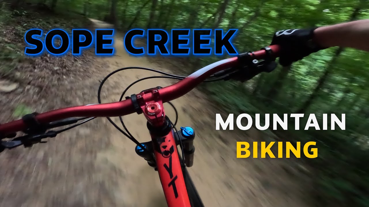 Conquering FEAR Of The BEST MTB Trail To Fly ON | Sope Creek