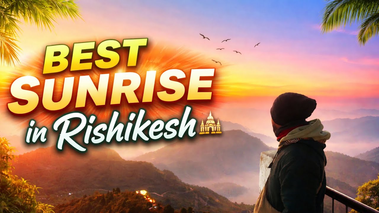 You Won’t Believe This Sunrise in Rishikesh 🌄🔥