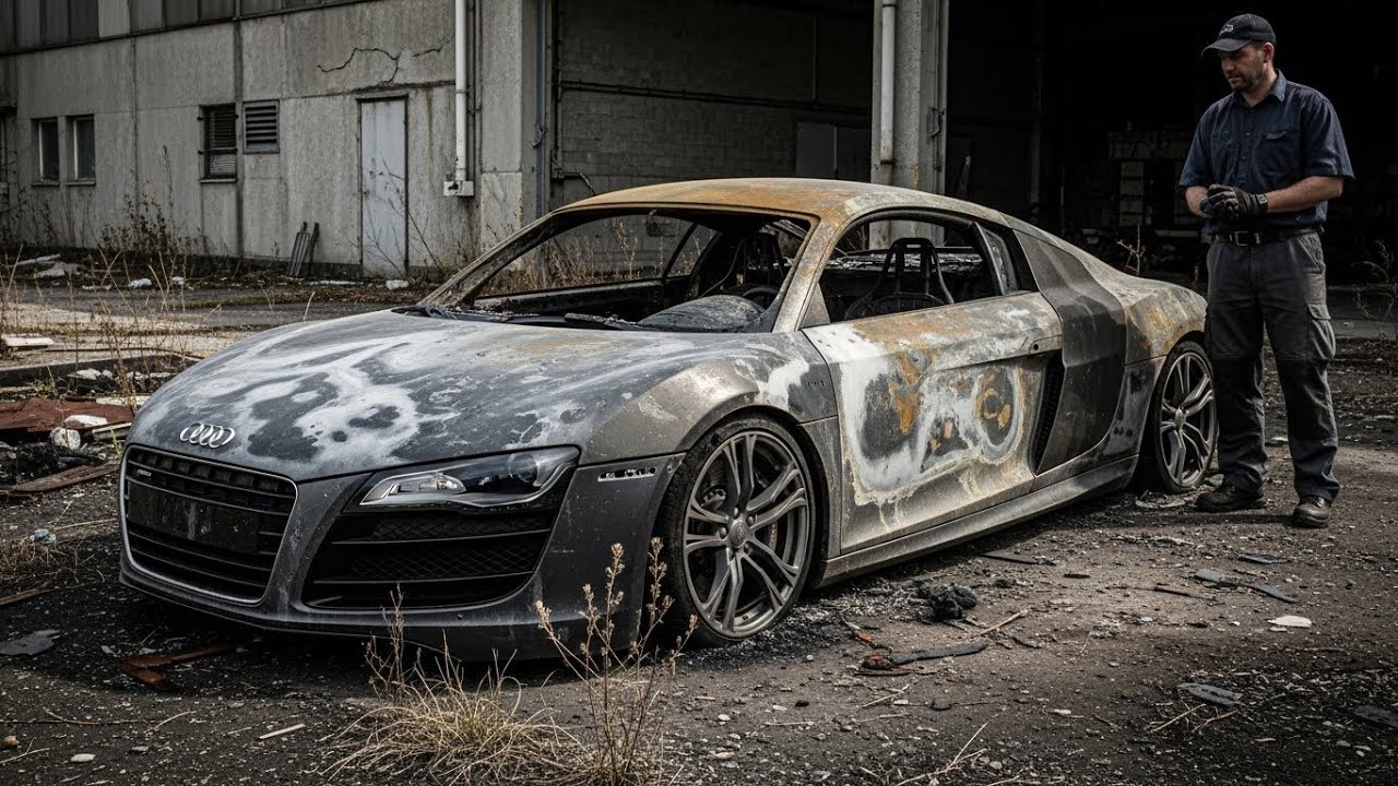 ASMR Car Restoration!2014 Audi R8 From Abandoned Condition to New