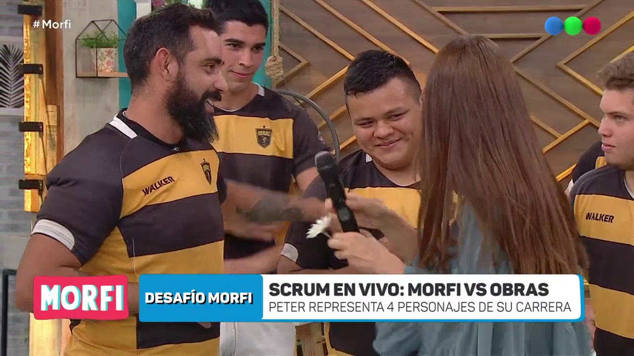 Clases de rugby con Peter Lanzani - Morfi